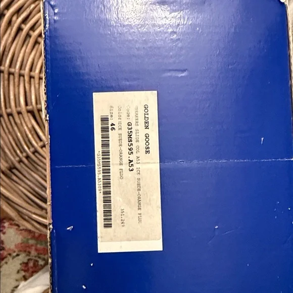 Golden Goose Deluxe Brand Slide Ice Suede Orange High-Top Sneakers - Picture 12 of 12